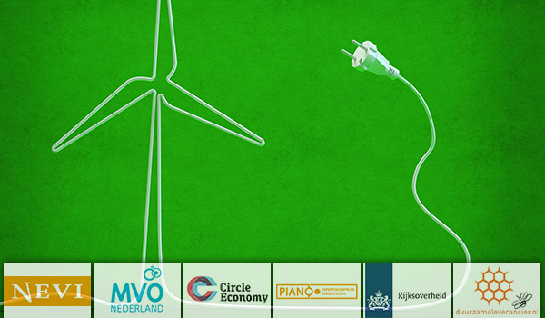 Groen inkopen - NEVI, MVO Nederland, The Circle Economy, PIANOO, Rijksoverheid, Duurzame Leverancier